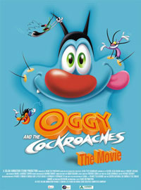 is oggy and the cockroaches the movie a cartoon